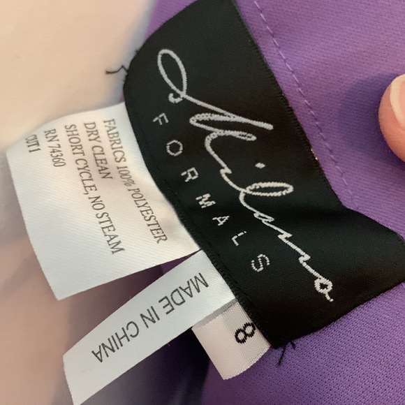 🎉MILANO🎉 - Purple Sequined One Shoulder Prom Dress 😍 - Picture 6 of 6